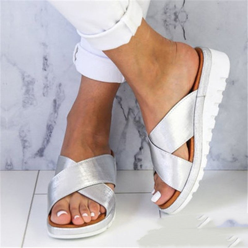 Oversized Light-soled Sandals