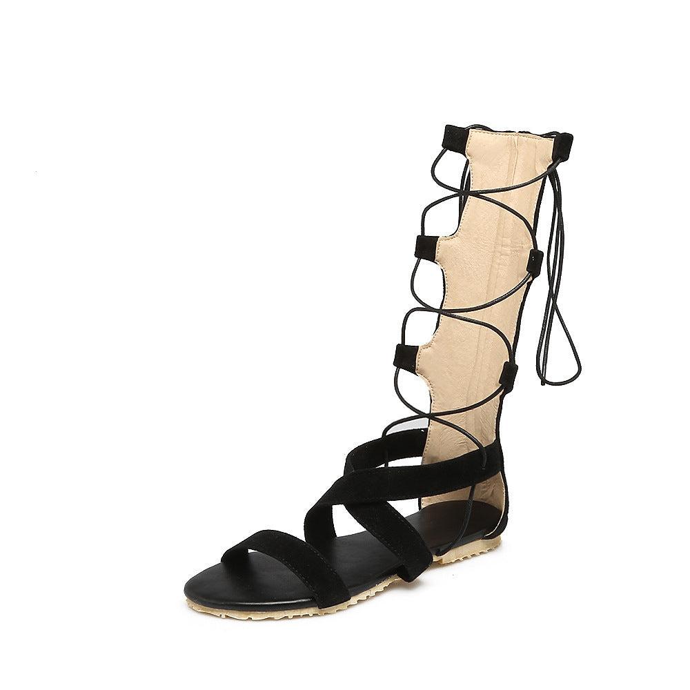 New Women's Cross Strap High-top Sandals