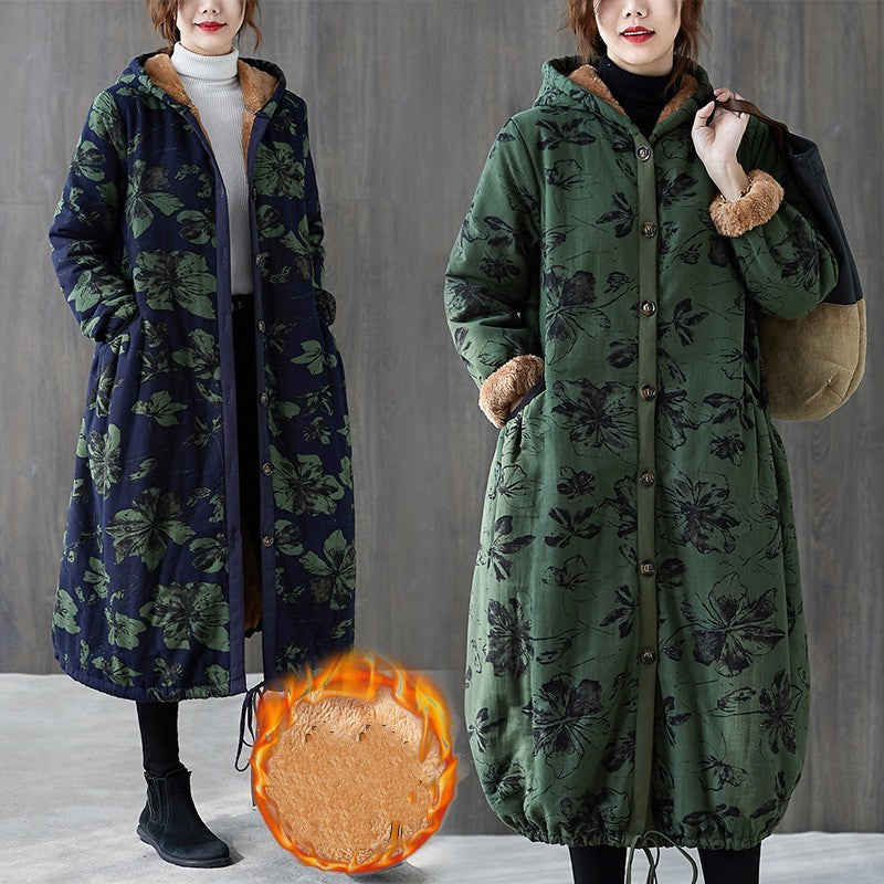 Winter Coat With Velvet And Thick Cotton Jacket