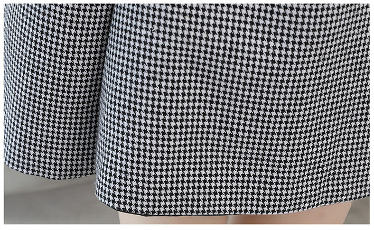 Design Wool Cape Lace-up Collar Coat