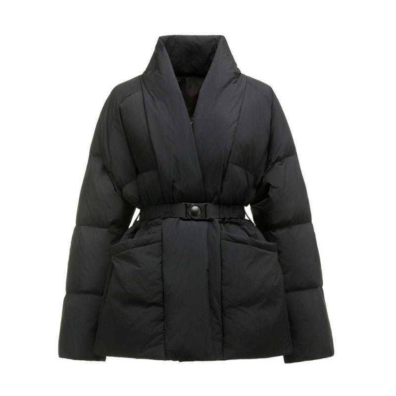 Belt Waist-tight Loose Cool Coat