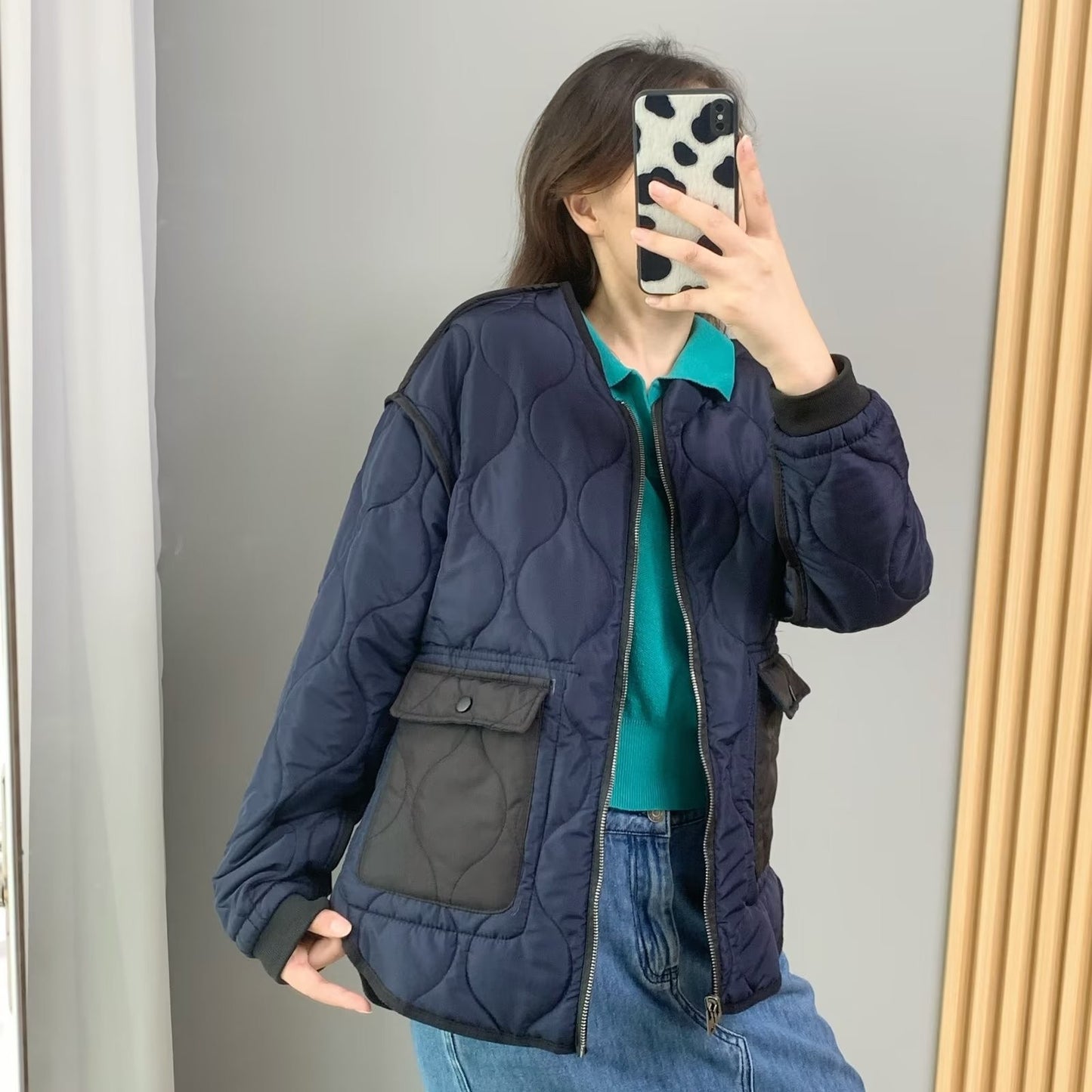 Women's Retro Double-sided Cotton-padded Jacket Thin