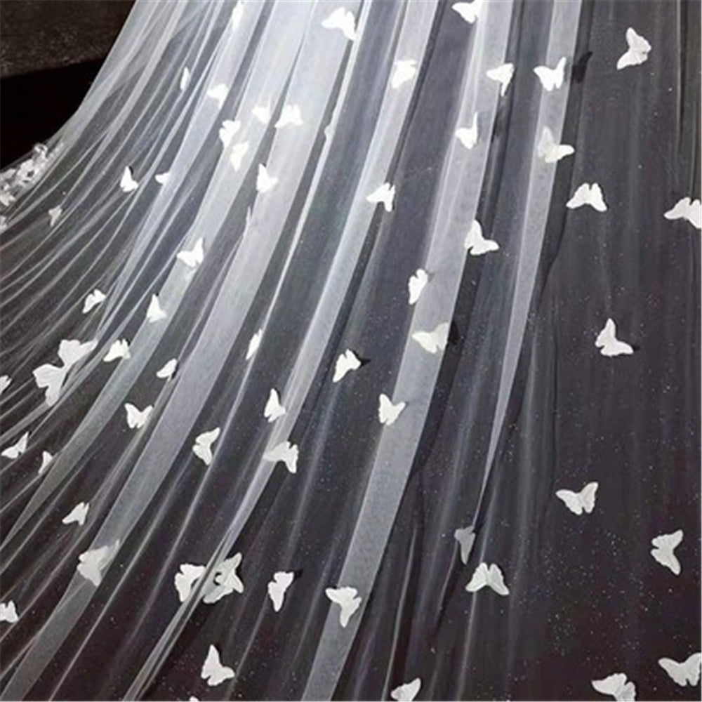 Starry Sky Veil Bridal Wedding Dress