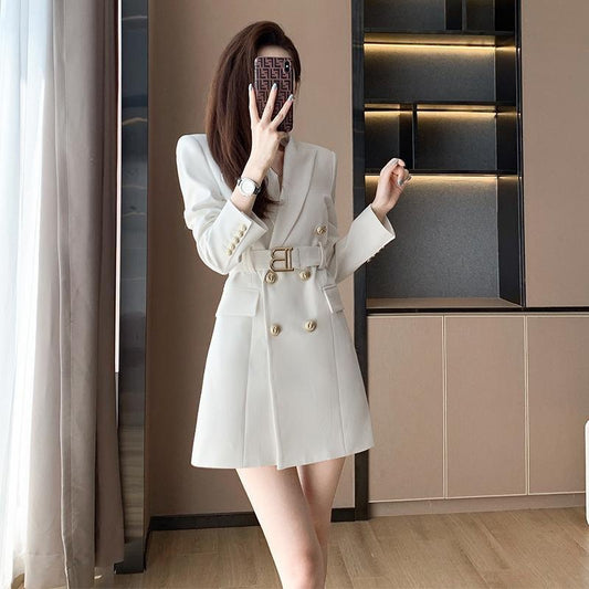 Women's Fashionable Double-breasted Suit Jacket