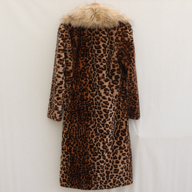 Fashion Women's Thick Warm Mink Fur Coat