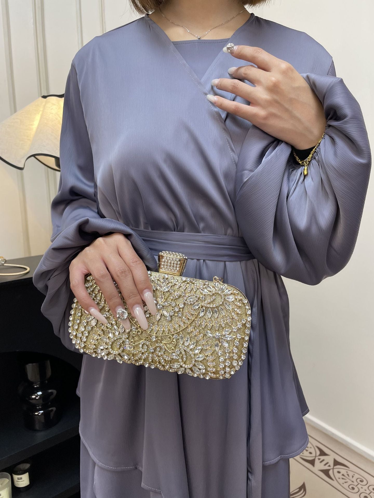 Women's Simple Solid Color Robe Dress