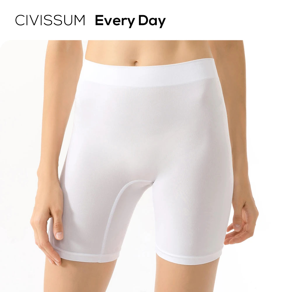 SexyDaily Store Every Day Women Boyshort Skin Friendly & Super Elastic Underpants Shaper Shorts Anti-Chafing Plus Size 0010