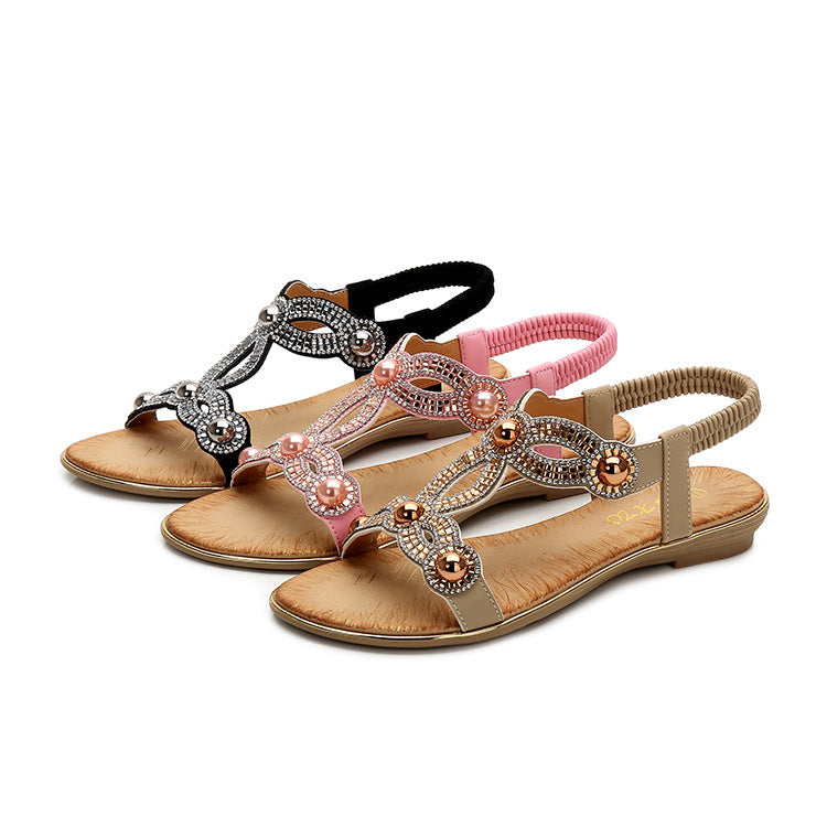 Large Size Fashion Flat Beach Sandals