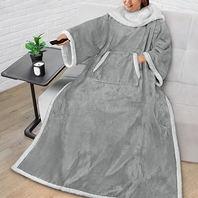 Composite Lambswool TV Blanket Home Lazy